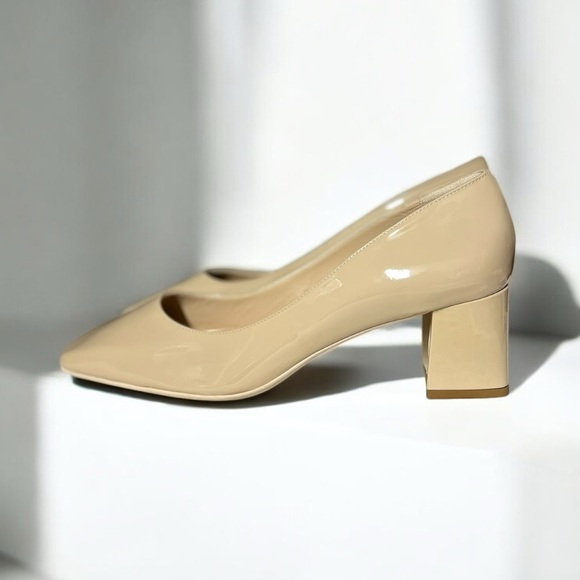 Ron White Shoes - 🌻NEW Ron White Lizbeth Bone Color Patent Leather Waterproof Italian Heel size 10